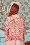 RUFFLE HUNTING TOP (BLUSH FLORAL)