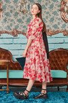 SLEEVE IT ALL TO ME DRESS (RED FLORAL)