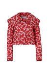 BET YOUR BOTTOM COLLAR SHIRT (RED/PINK FLORAL)