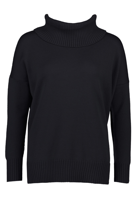 FUNNEL NECK JUMPER (NAVY)