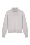 CROP FUNNEL NECK JUMPER (ALABASTER)