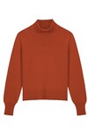 CROP FUNNEL NECK JUMPER (AMBER)