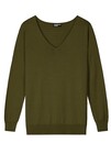 V NECK SLOUCHY (OLIVE)