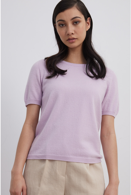 CASHMERE TEE (IRIS)