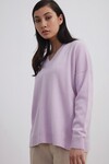 CASHMERE V SWEATER (IRIS)