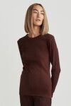 JED LONG SLEEVE TEE (OX BLOOD)