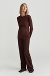 JED LONG SLEEVE TEE (OX BLOOD)