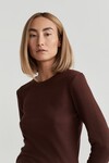 JED LONG SLEEVE TEE (OX BLOOD)