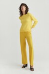 DUSTER CASHMERE SWEATER (YELLOW SPARK)