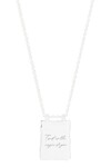 MAGIC OF YOU NECKLACE (STERLING SILVER)