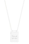 MAGIC OF YOU NECKLACE (STERLING SILVER)