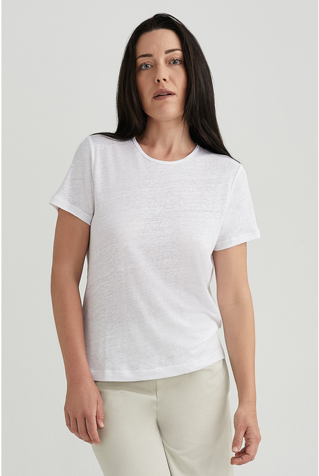 CUBA LINEN TEE (WHITE)