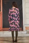 SLEEVE MADDEN DRESS (PINK/NAVY FLORAL)