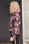 SHALL WE JEWEL BLOUSE (PINK/NAVY FLORAL)