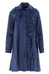 A HUFF AND A RUFFLE SHIRT (NAVY)