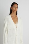 FRENCHY KNIT CARDIGAN (CREAM)