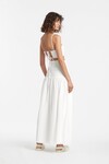 DIANA SMOCKED MAXI SKIRT (IVORY)