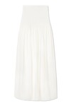 DIANA SMOCKED MAXI SKIRT (IVORY)