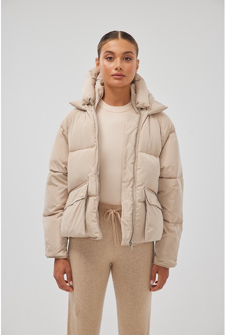 PLUTO PUFFER JACKET (LATTE)