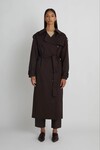 EVANS TRENCH COAT (DARK CHOCOLATE)