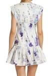 RHYTHMIC FLOUNCE SHORT DRESS (MIDNIGHT GARDEN)