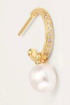 INTENTION OF PEACE HOOP EARRINGS (18K GOLD VERMEIL)