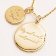 MY SOUL IS PEACEFUL NECKLACE (18K GOLD VERMEIIL)