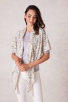 SUPERFINE MERINO PRINT SHAWL (ANIMAL PRINT)