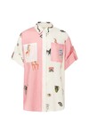 CLEO SHIRT (PINK/WHITE JANUS)