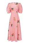 CLEO MIDI DRESS (PINK JANUS)