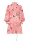 CLEO SMOCK MINI DRESS (PINK JANUS)