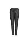 GEMMA LEATHER JOGGERS (BLACK)