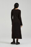 THE CLEO DRESS (CHOCOLATE/BLACK)