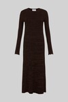 THE CLEO DRESS (CHOCOLATE/BLACK)