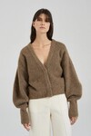 THE AGNES MOHAIR BLEND CARDIGAN (NUTMEG MARLE)