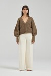 THE AGNES MOHAIR BLEND CARDIGAN (NUTMEG MARLE)