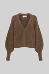 THE AGNES MOHAIR BLEND CARDIGAN (NUTMEG MARLE)