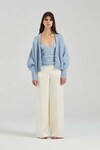 THE AGNES MOHAIR BLEND CARDIGAN (BLUE MARLE)