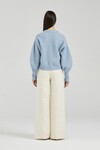 THE AGNES MOHAIR BLEND CARDIGAN (BLUE MARLE)