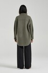 THE INES SHIRT JACKET (MOSS WOOL)