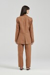 THE ODETTE BLAZER (CHESTNUT LINEN)