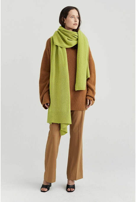 GENEVA CASHMERE SCARF (ACID APPLE)