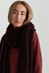 GENEVA CASHMERE SCARF (CLARET)