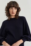 MOCK SWEATER DRESS (DARKEST NAVY)