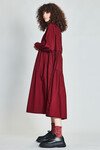 PLEAT & GREET DRESS (WINTER BERRY)