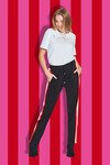 MAKE TRACKS TROUSER (BLACK/PINK)