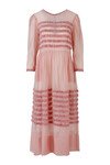 FRILL STEAM AHEAD DRESS (BLUSH)