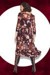 JUST MY TUCK DRESS (AUBERGINE FLORAL)