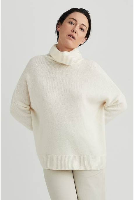 KIDMAN CASHMERE SWEATER (NATURAL)