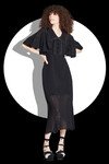 WINTER FRILLS DRESS (BLACK SPOT)